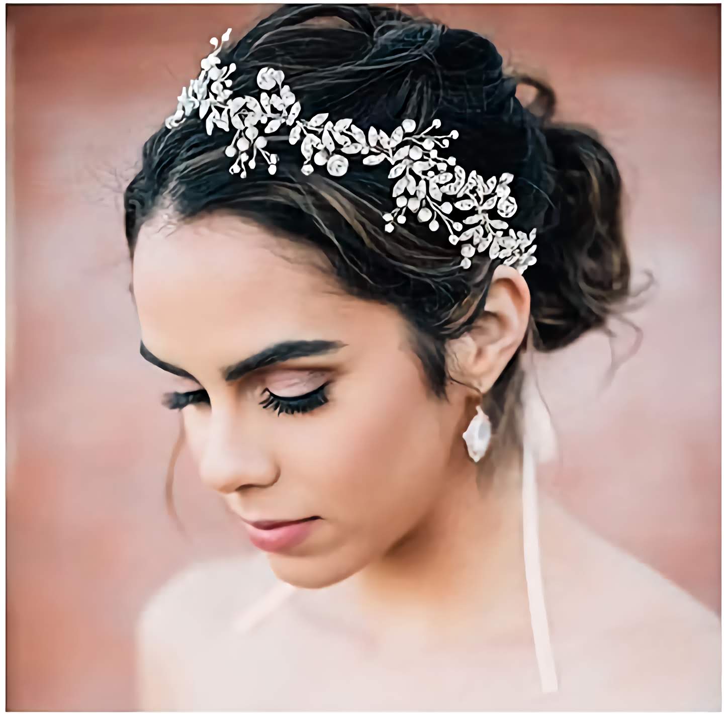 Bridal Headband, Diamante Crystal and Ivory Pearl. Delicate Wedding Tiara. Sparkle Rhinestone, retailer Wedding Hair Accessories - Seraphima