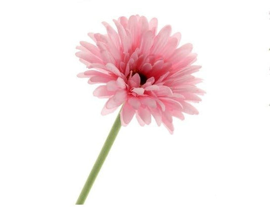 Artificial Gerbera Flowers Pink Faux Flowers, Fake Gerbera, Gerbera Daisy Flowers, Silk Spring Wedding. Pink Flowers Gift for Her. - Floralific